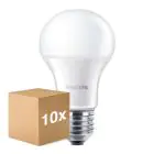 Multipack 10x Philips  CorePro LED Bulb E27 Pear Frosted 13W 1521lm - 840 Cool White | Replaces 100W